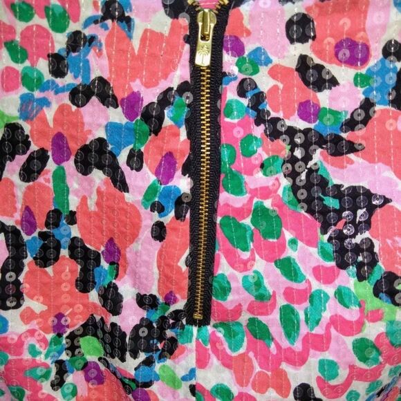 Lilly Pulitzer Tate Skirt Mid Rise Cameo White Sweet Nothings Sequins Size 6 - Picture 4 of 8